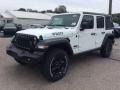 2020 Bright White Jeep Wrangler Unlimited Willys 4x4  photo #5