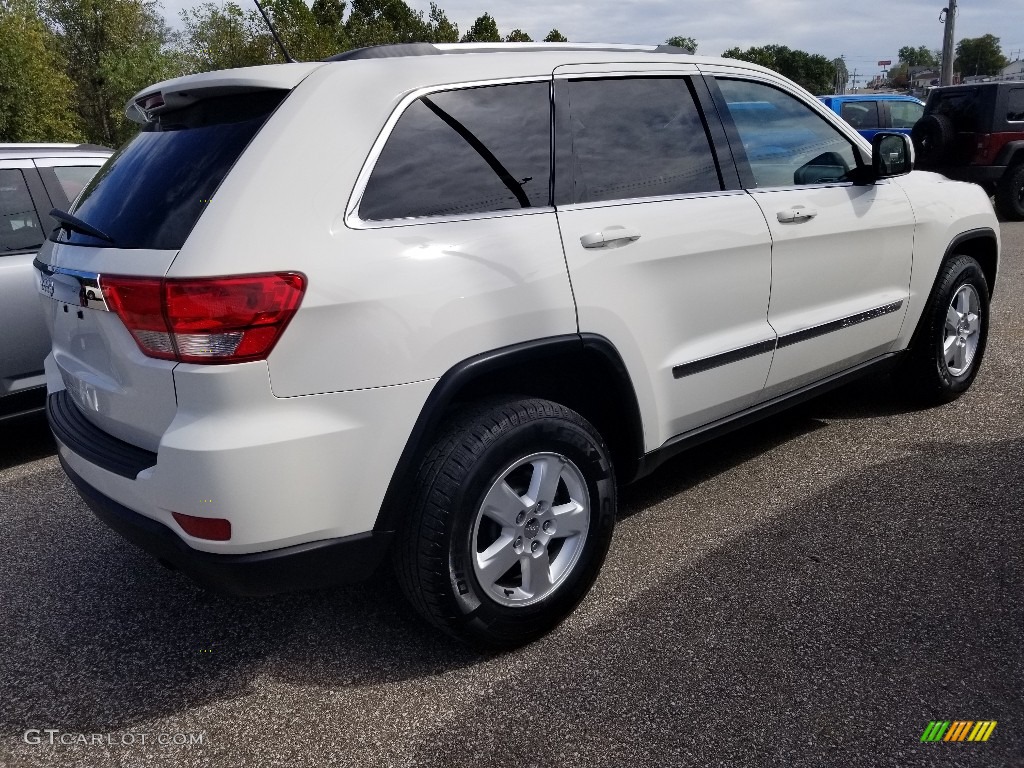 2012 Grand Cherokee Laredo 4x4 - Stone White / Black photo #5