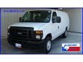 Oxford White 2008 Ford E Series Van E350 Super Duty Cargo Extended