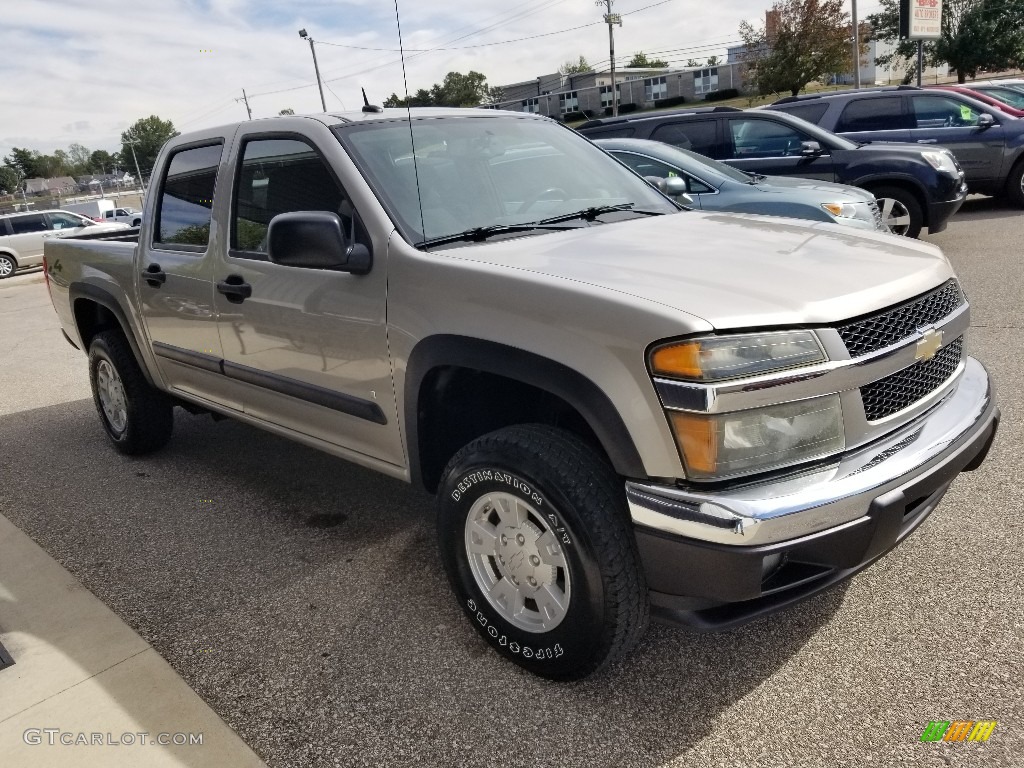 2008 Colorado LT Crew Cab 4x4 - Silver Birch Metallic / Ebony photo #7