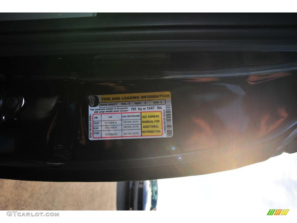 2006 F150 XLT SuperCab 4x4 - Black / Medium/Dark Flint photo #17