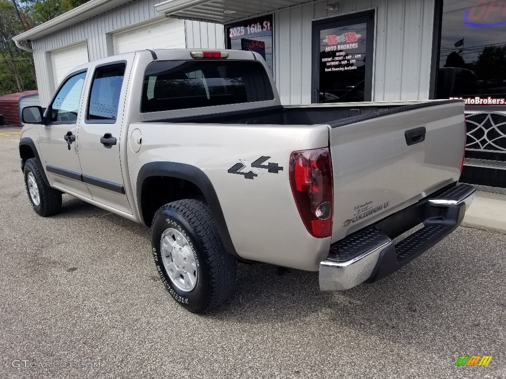 2008 Colorado LT Crew Cab 4x4 - Silver Birch Metallic / Ebony photo #22