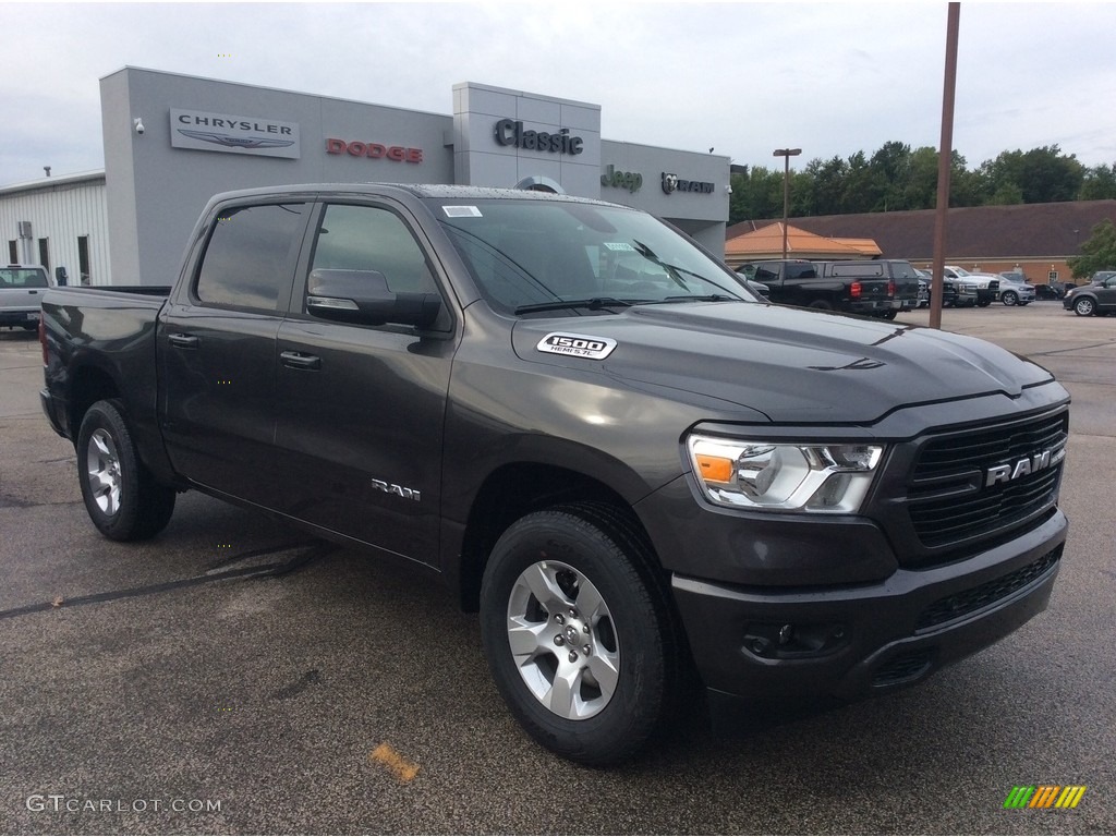 2020 1500 Big Horn Crew Cab 4x4 - Granite Crystal Metallic / Black/Diesel Gray photo #1