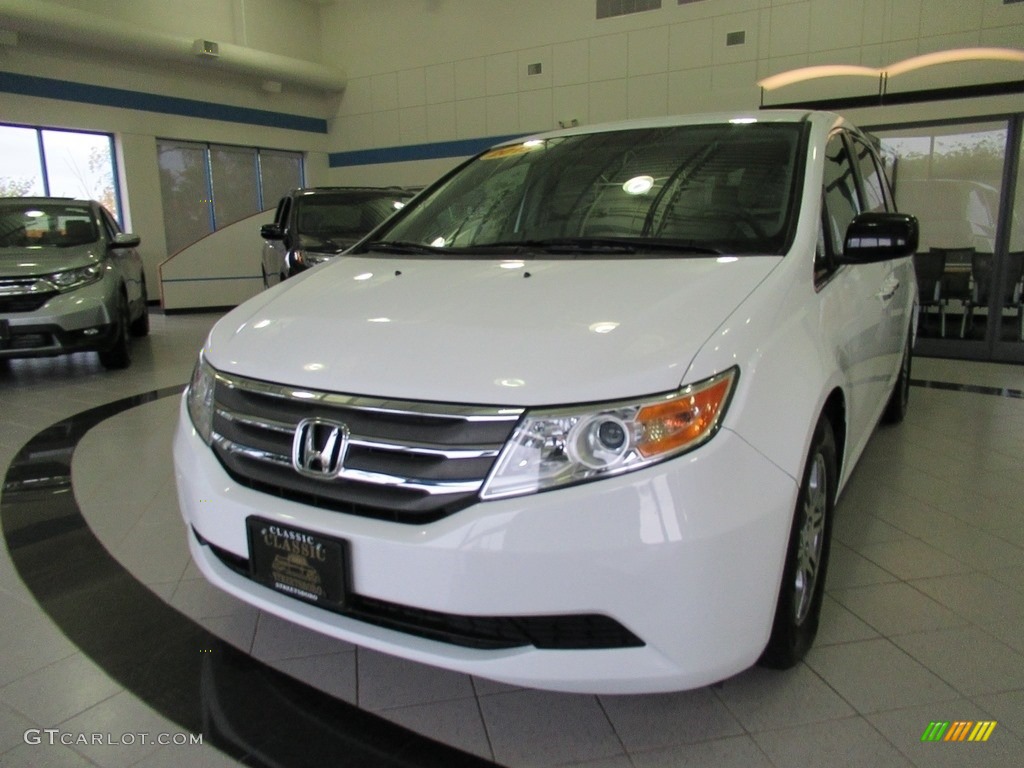 2013 Odyssey EX - Taffeta White / Beige photo #1