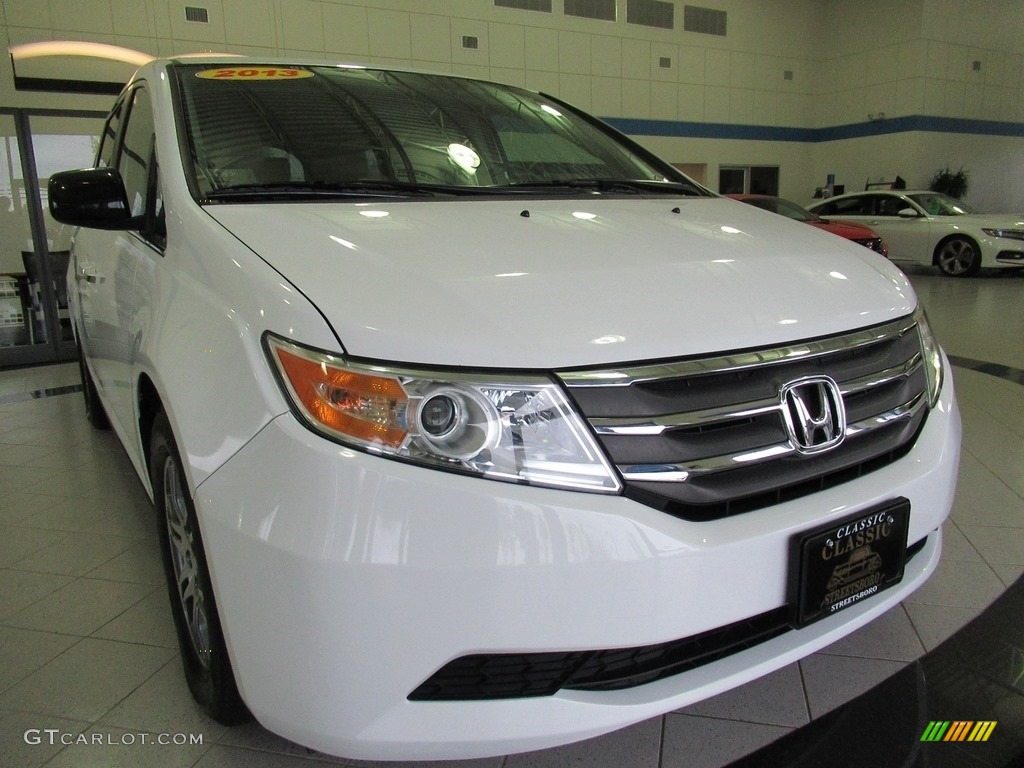 2013 Odyssey EX - Taffeta White / Beige photo #12
