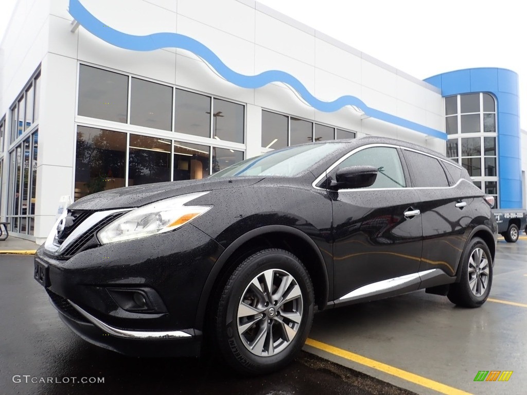 2017 Murano SV AWD - Magnetic Black / Cashmere photo #1
