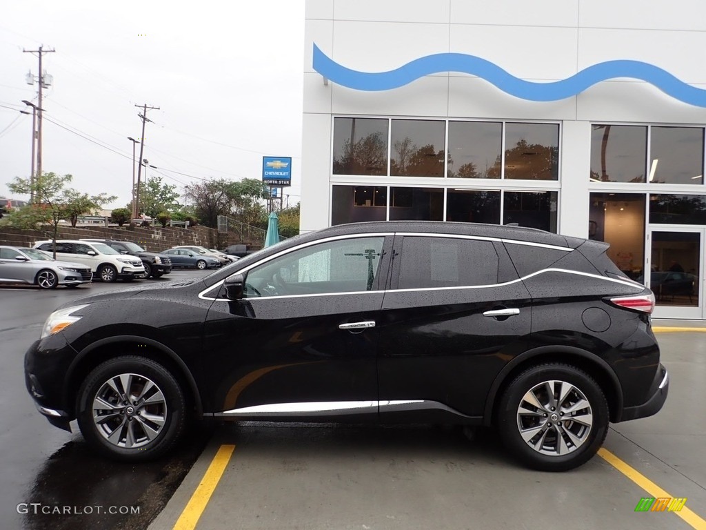 2017 Murano SV AWD - Magnetic Black / Cashmere photo #2