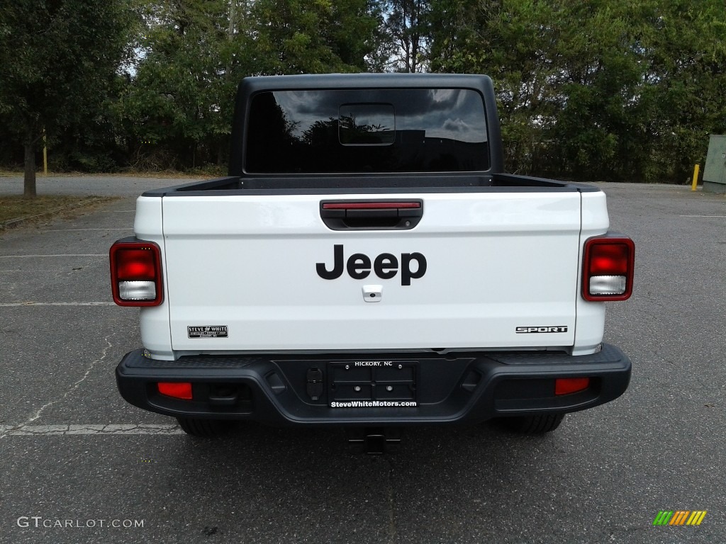 2020 Gladiator Sport 4x4 - Bright White / Black photo #7