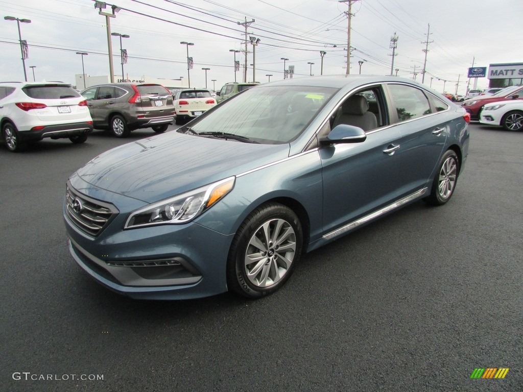 2016 Sonata Sport - Nouveau Blue / Gray photo #2