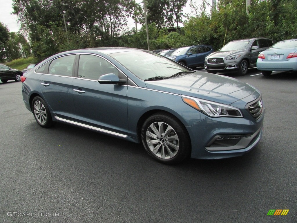 2016 Sonata Sport - Nouveau Blue / Gray photo #4