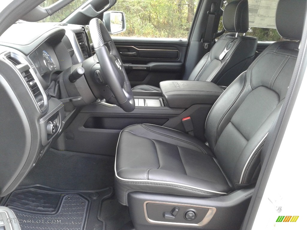 Black Interior 2020 Ram 1500 Limited Crew Cab 4x4 Photo #135527369