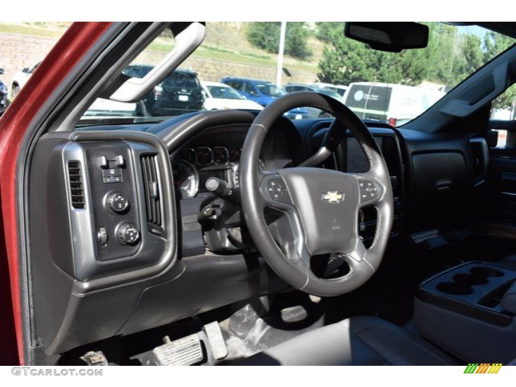 2015 Silverado 3500HD LTZ Crew Cab 4x4 - Deep Ruby Metallic / Jet Black/Dark Ash photo #10