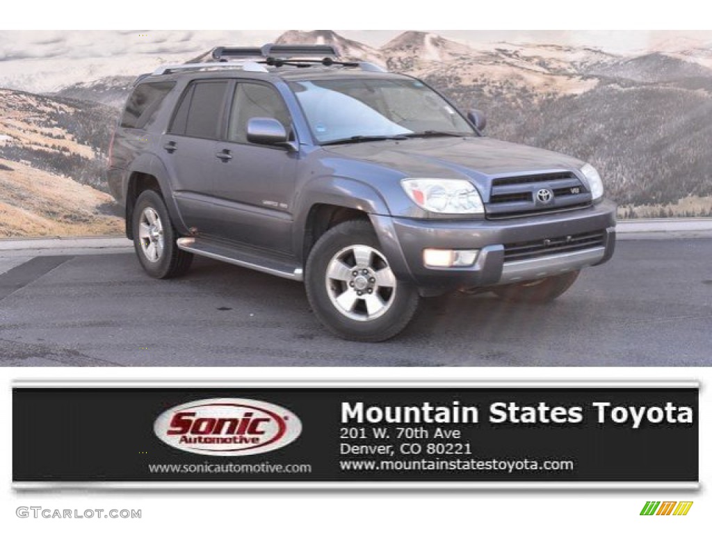 2004 4Runner Limited 4x4 - Galactic Gray Mica / Stone photo #1