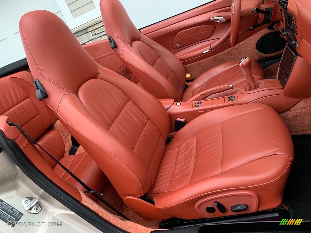 Boxster Red Interior 2000 Porsche 911 Carrera Cabriolet Photo #135530859