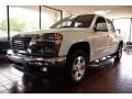 2009 Summit White GMC Canyon SLE Crew Cab  photo #2