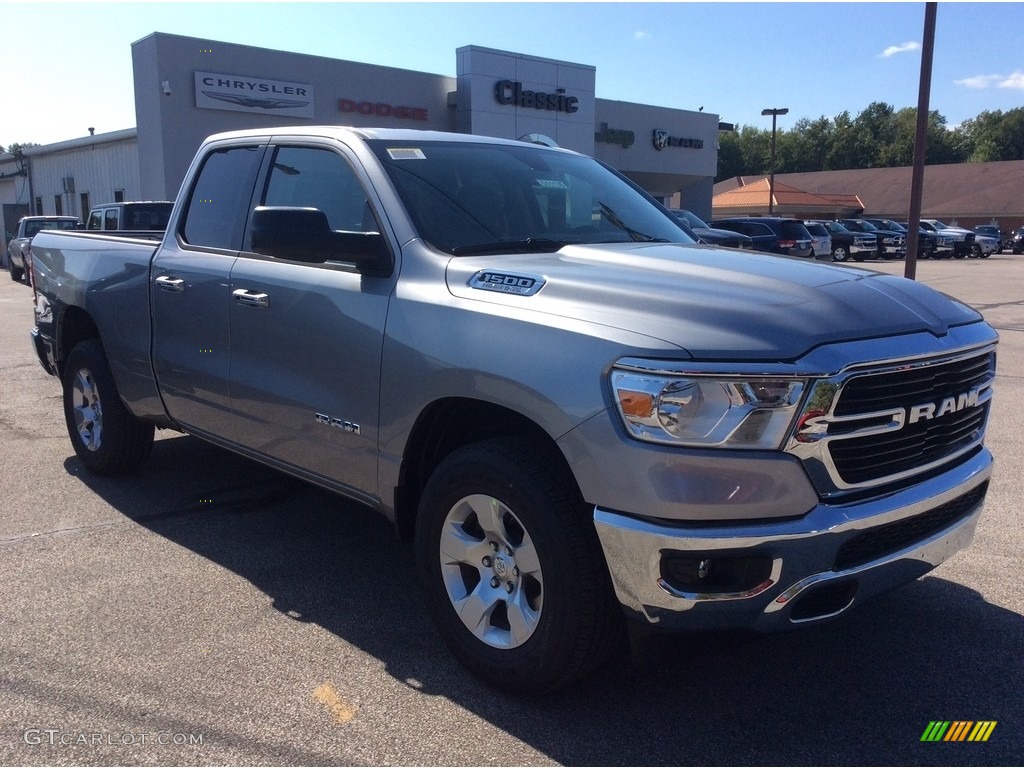 2020 1500 Big Horn Quad Cab 4x4 - Billet Silver Metallic / Black/Diesel Gray photo #1