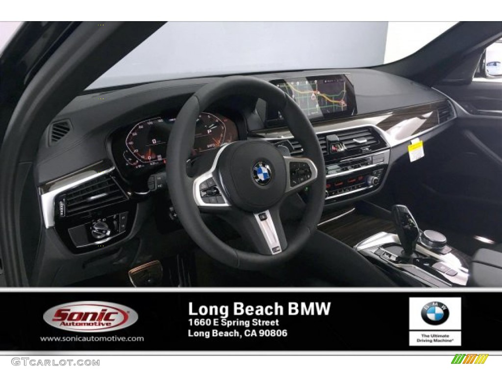 2020 5 Series M550i xDrive Sedan - Carbon Black Metallic / Black photo #4