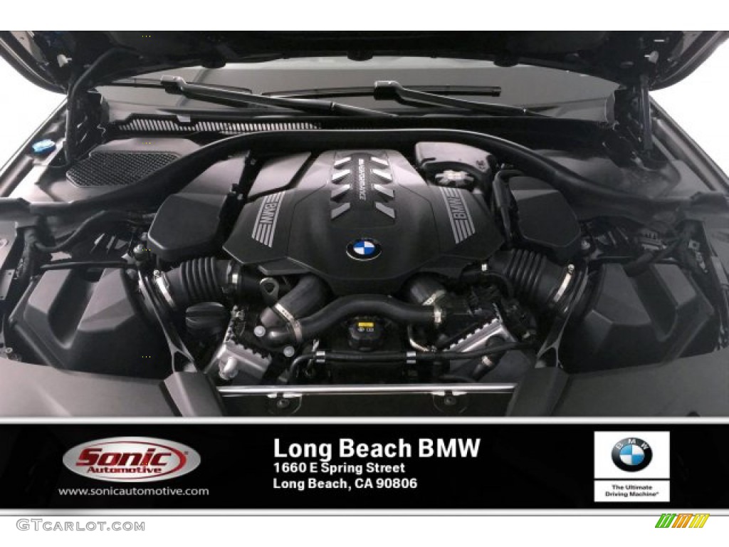 2020 5 Series M550i xDrive Sedan - Carbon Black Metallic / Black photo #8