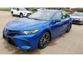 2020 Blue Streak Metallic Toyota Camry SE  photo #1