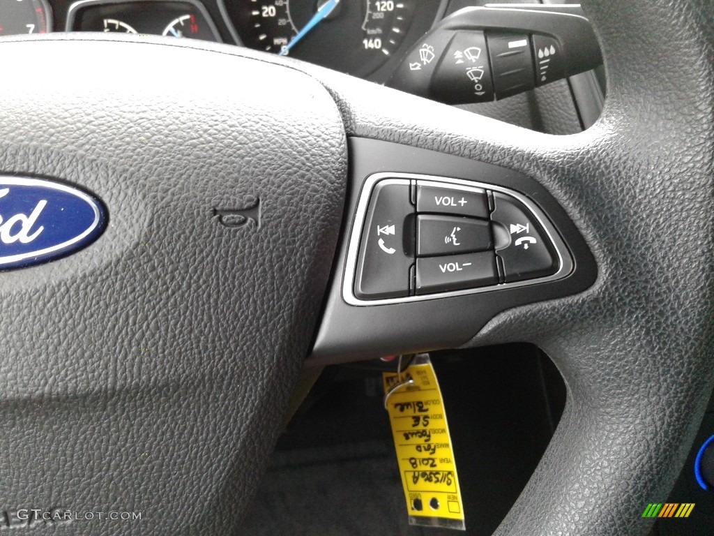 2018 Focus SE Sedan - Lightning Blue / Charcoal Black photo #17