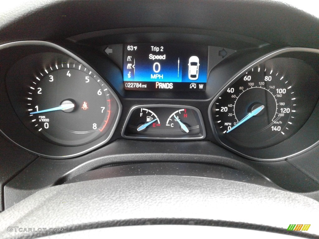 2018 Focus SE Sedan - Lightning Blue / Charcoal Black photo #18
