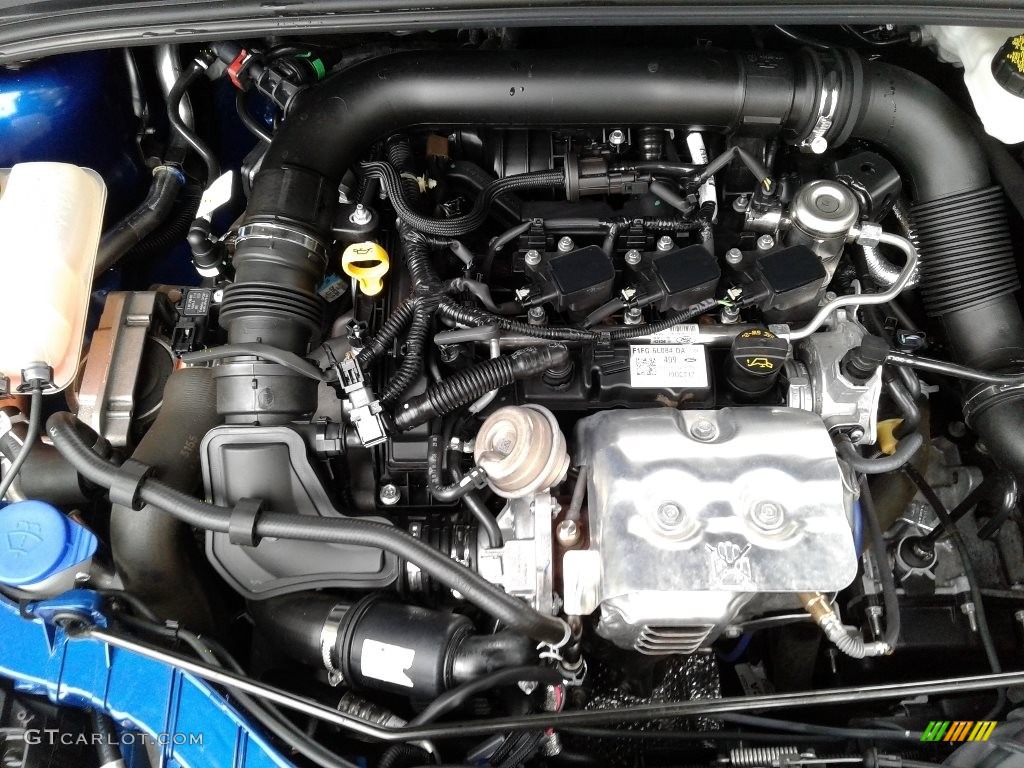 2018 Focus SE Sedan - Lightning Blue / Charcoal Black photo #28