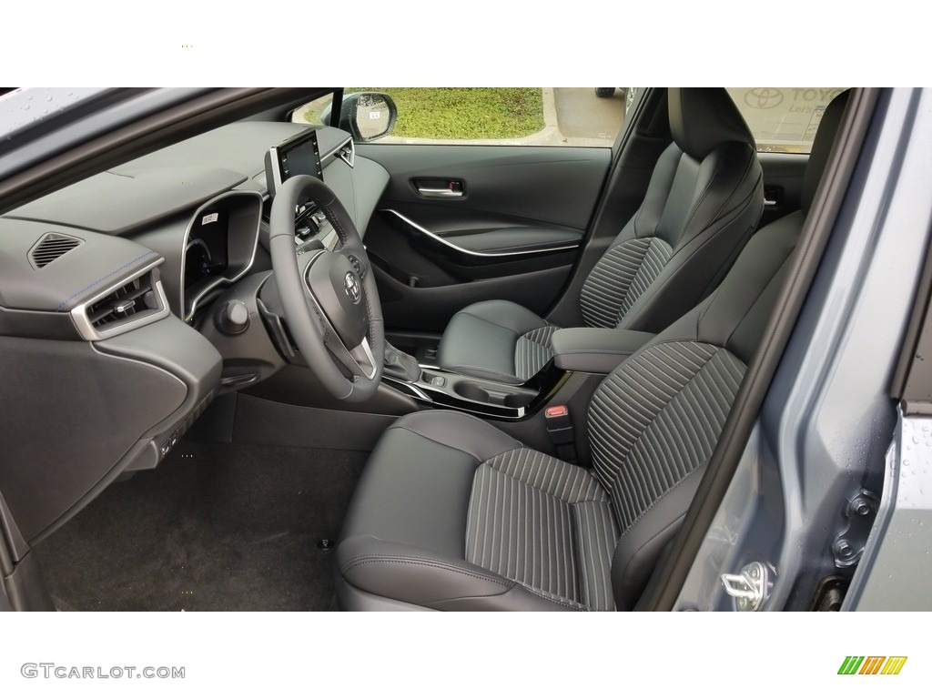 Black Interior 2020 Toyota Corolla XSE Photo #135534303