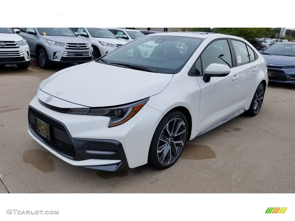 Blizzard Pearl White 2020 Toyota Corolla SE Exterior Photo #135534558