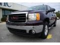 2008 Dark Crimson Metallic GMC Sierra 1500 SLE Crew Cab  photo #2