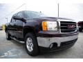 2008 Dark Crimson Metallic GMC Sierra 1500 SLE Crew Cab  photo #4