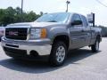 2009 Steel Gray Metallic GMC Sierra 1500 SLE Extended Cab  photo #4