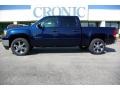 2009 Midnight Blue Metallic GMC Sierra 1500 SLE Crew Cab  photo #1