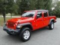 2020 Firecracker Red Jeep Gladiator Sport 4x4  photo #2
