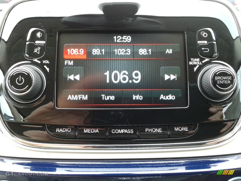 2019 Fiat 500 Pop Audio System Photo #135540078
