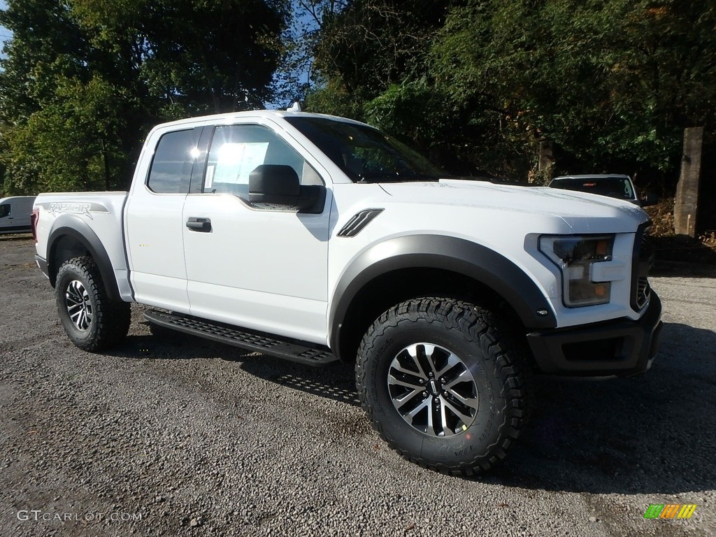 Oxford White 2019 Ford F150 SVT Raptor SuperCab 4x4 Exterior Photo #135540366