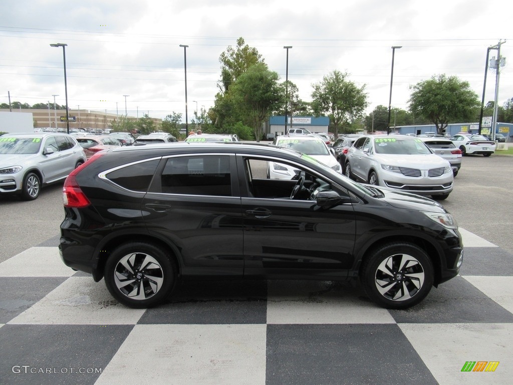 2016 CR-V Touring - Crystal Black Pearl / Black photo #3