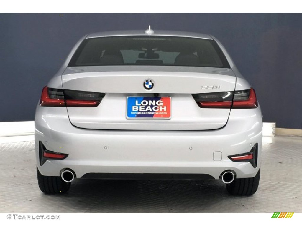 2019 3 Series 330i Sedan - Glacier Silver Metallic / Black photo #3