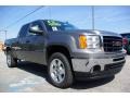 2009 Steel Gray Metallic GMC Sierra 1500 SLE Crew Cab 4x4  photo #4