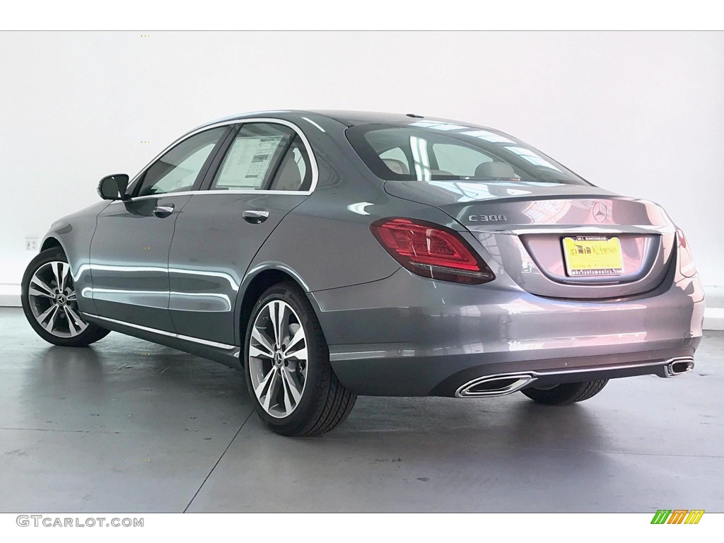 2019 C 300 Sedan - Selenite Grey Metallic / Silk Beige/Black photo #2