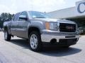 2009 Steel Gray Metallic GMC Sierra 1500 SLE Crew Cab  photo #2