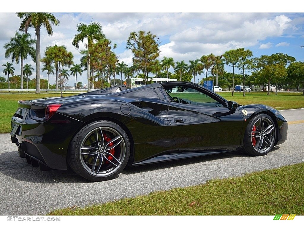 Nero (Black) 2017 Ferrari 488 Spider Standard 488 Spider Model Exterior Photo #135549152