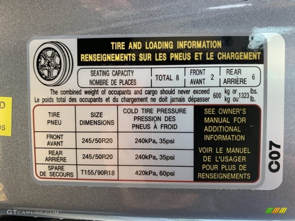 2020 Hyundai Palisade SEL AWD Info Tag Photo #135549290