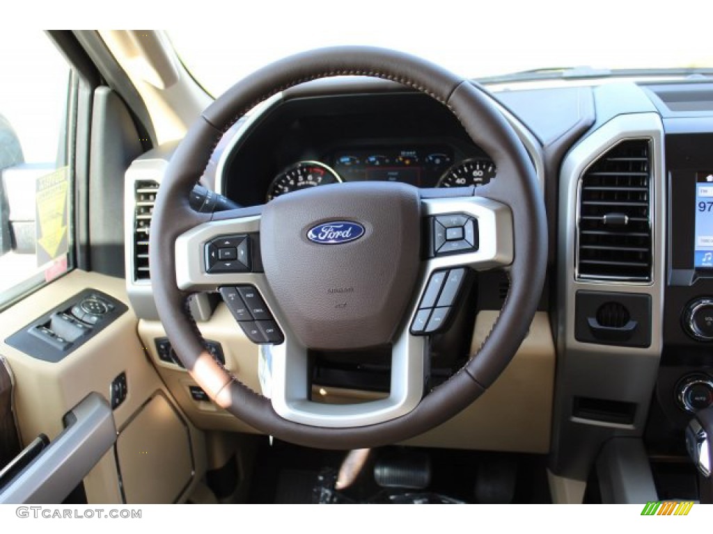 2019 F150 Lariat SuperCrew - Silver Spruce / Light Camel photo #23