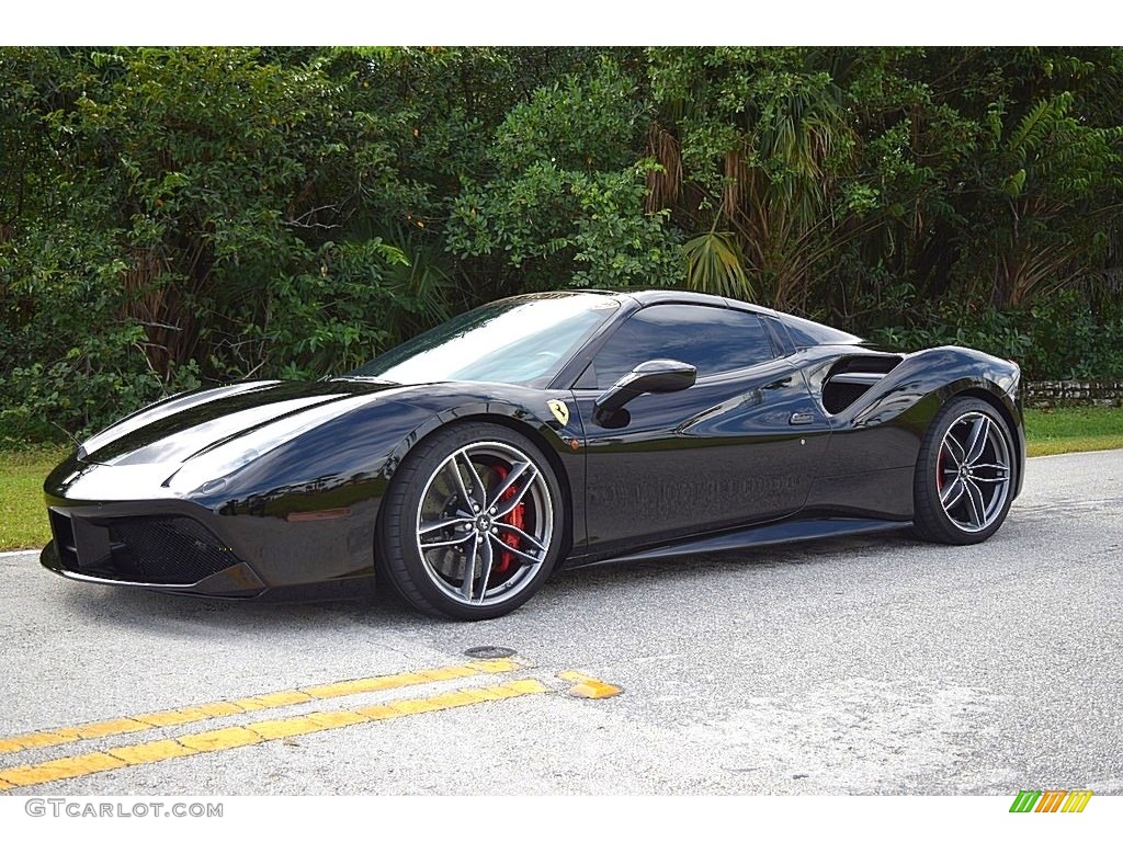 Nero (Black) 2017 Ferrari 488 Spider Standard 488 Spider Model Exterior Photo #135549515