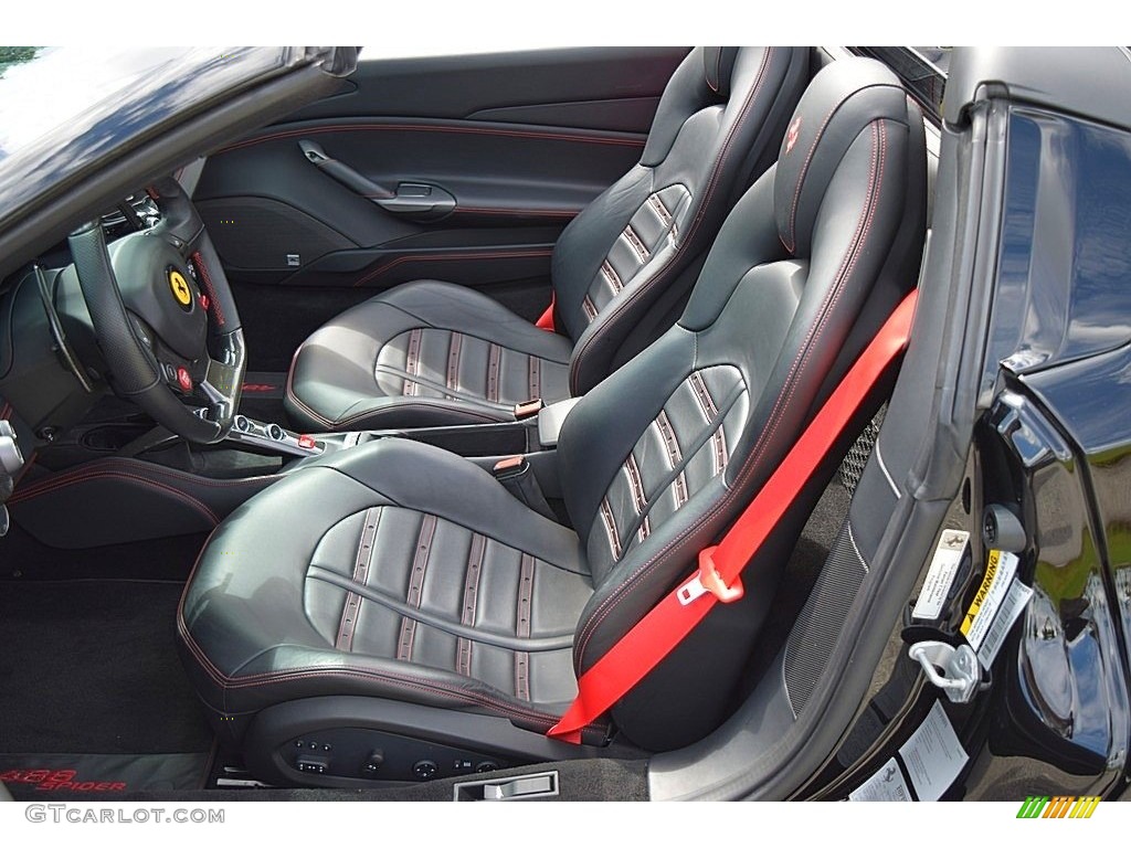 Nero (Black) Interior 2017 Ferrari 488 Spider Standard 488 Spider Model Photo #135549908