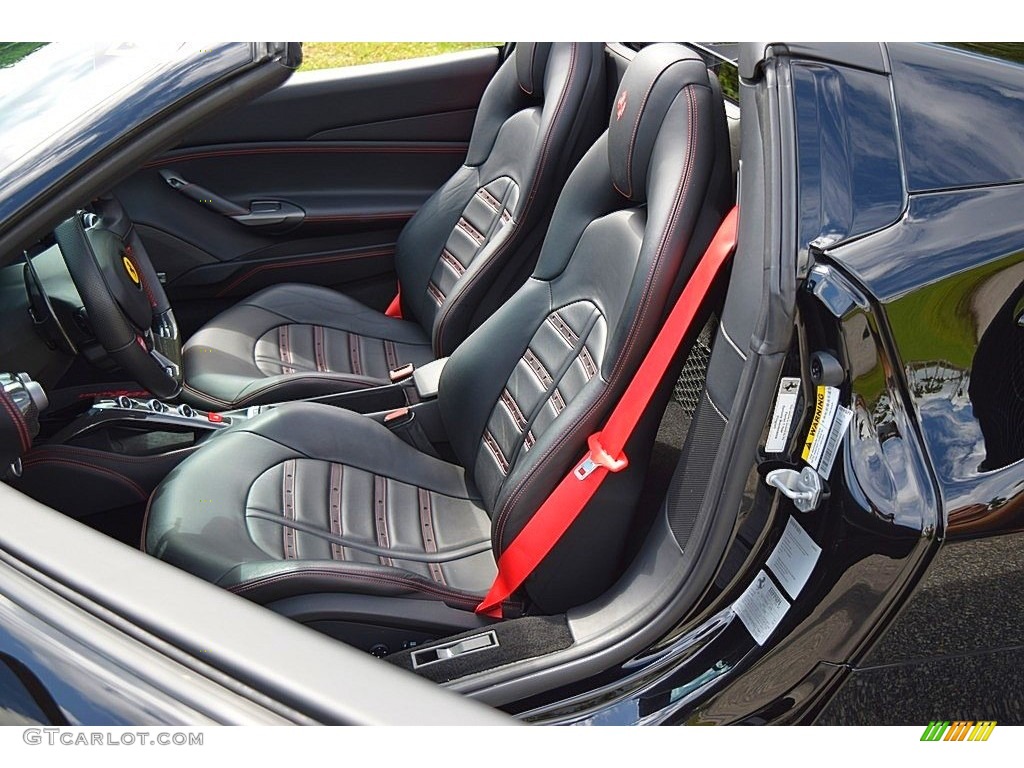 Nero (Black) Interior 2017 Ferrari 488 Spider Standard 488 Spider Model Photo #135549962