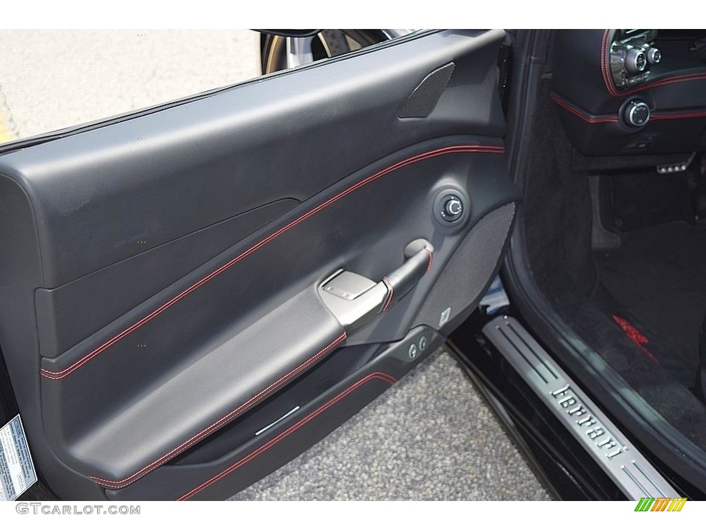 2017 Ferrari 488 Spider Standard 488 Spider Model Nero (Black) Door Panel Photo #135549992