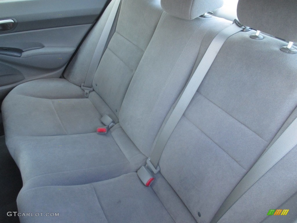 2008 Civic LX Sedan - Alabaster Silver Metallic / Gray photo #11