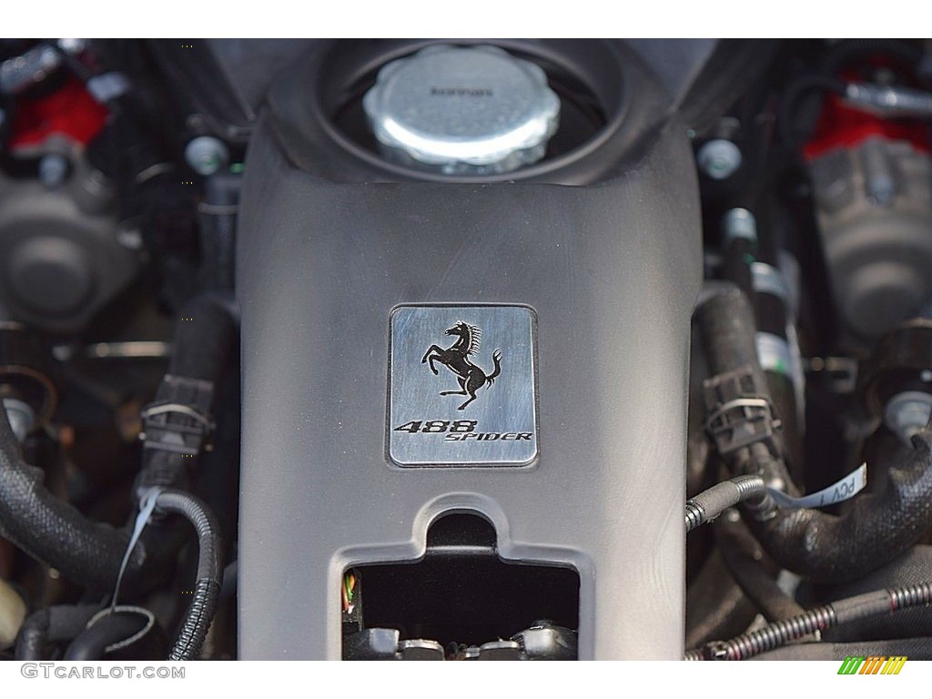 2017 Ferrari 488 Spider Standard 488 Spider Model 3.9 Liter Turbocharged DOHC 32-Valve V8 Engine Photo #135550346