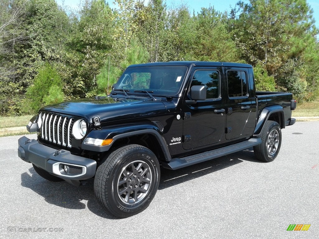 Black 2020 Jeep Gladiator Overland 4x4 Exterior Photo #135554609